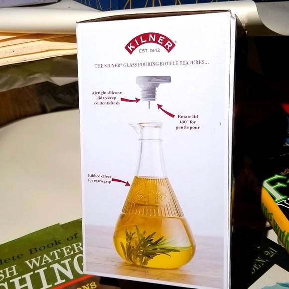 kilner Kitchen Kilner New In Box Oil Vinegar Carafe Glass Pouring